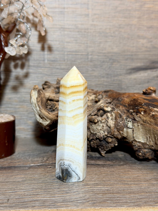 Banded Orange calcite points
