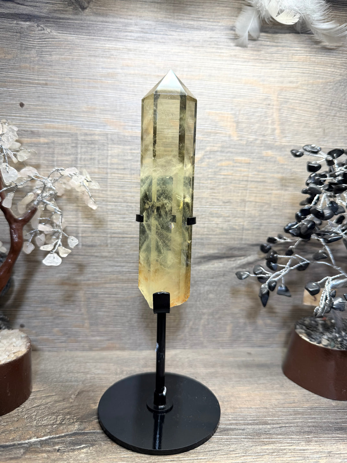 Stunning citrine  point with stand (CS01)