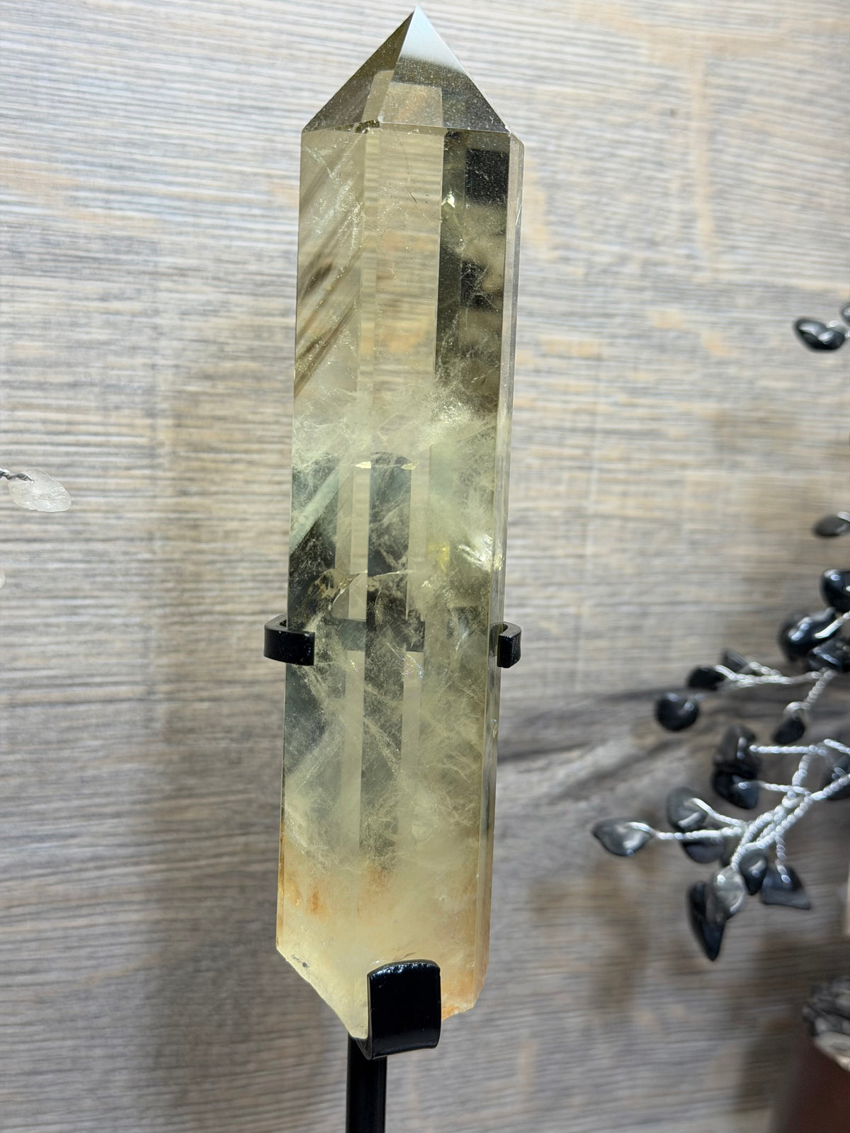 Stunning citrine  point with stand (CS01)