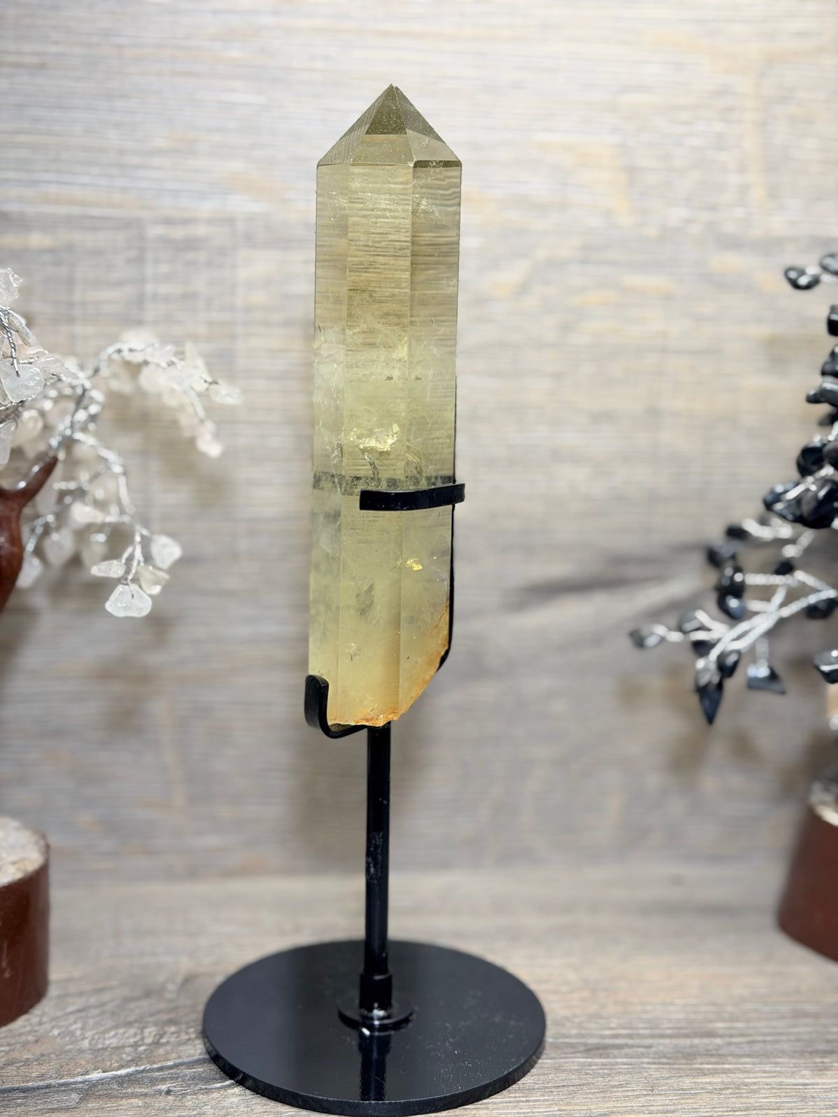 Stunning citrine  point with stand (CS01)