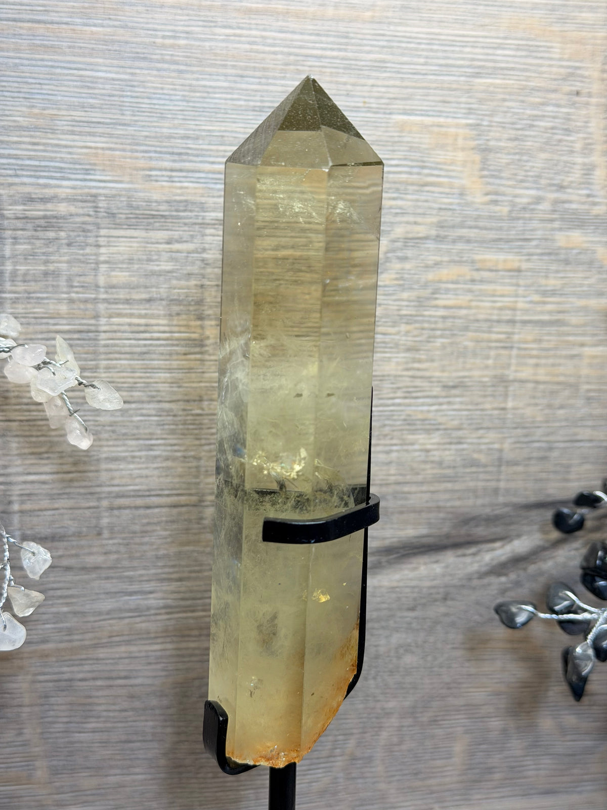 Stunning citrine  point with stand (CS01)
