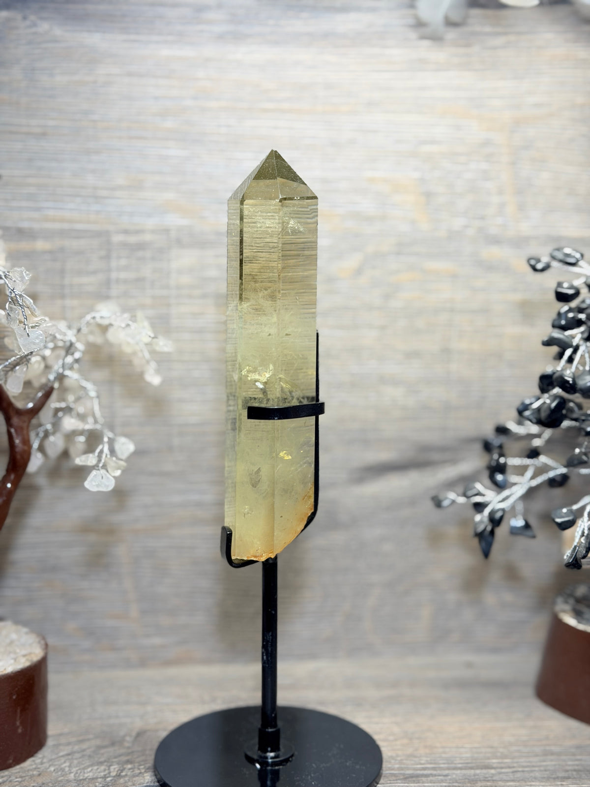 Stunning citrine  point with stand (CS01)